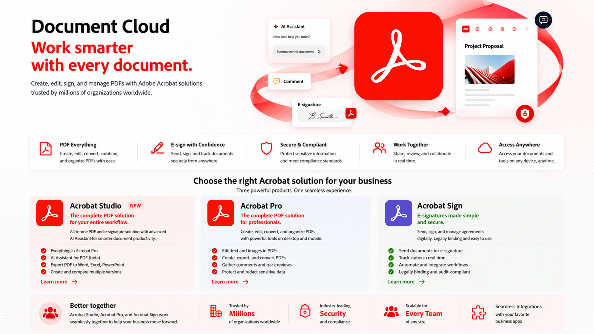 Document Cloud and Acrobat solutions for business