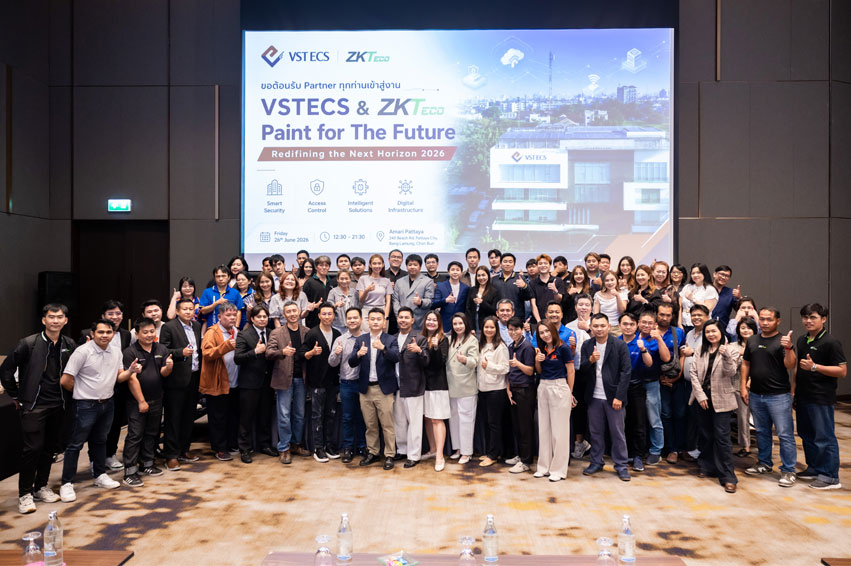 VST ECS (Thailand) and ZKTeco Host “Paint for The Future: Redefining the Next Horizon 2026” to Empower Partners and Drive Security System Solutions in Thailand