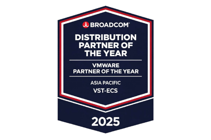 VST ECS (Thailand) congratulates VSTECS on winning the Broadcom VMware Distribution Partner of the Year for Asia Pacific 2025 award
