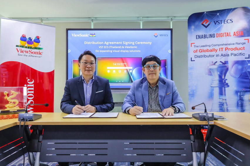 ViewSonic Thailand appoints VST ECS (Thailand) as its official distributor answering the needs of every business sector
