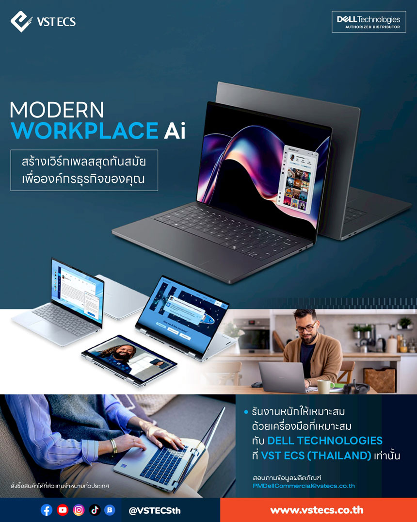 Update สินค้าใหม่จาก DELL ปฏิวัติการทำงานด้วยพลัง AI 
