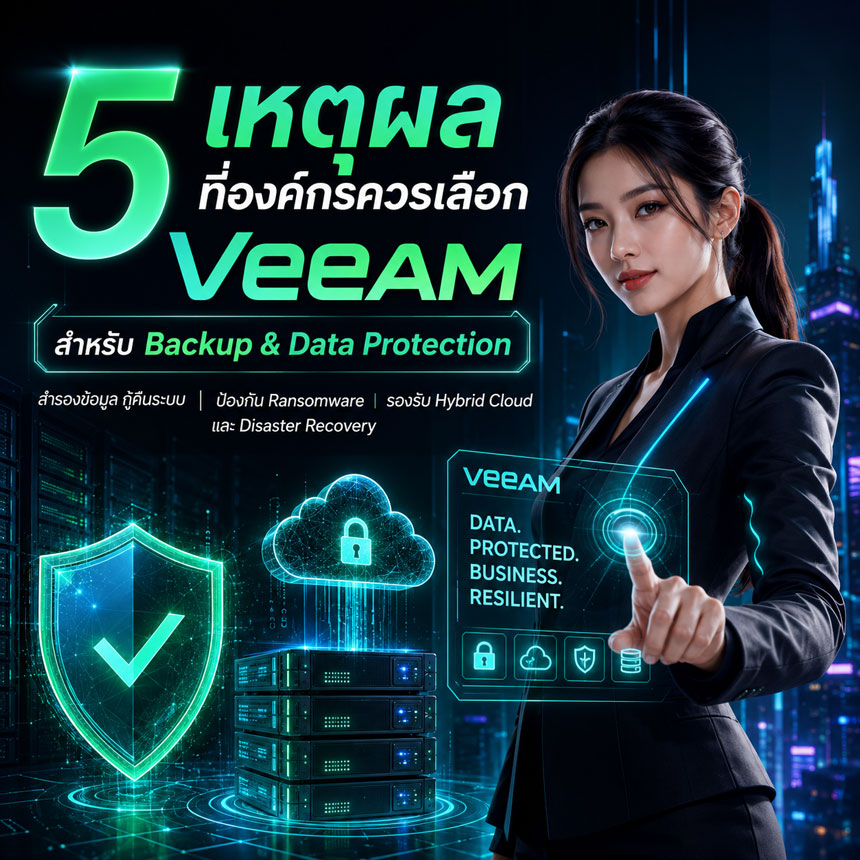 Veeam สำหรับ Backup & Data Protection