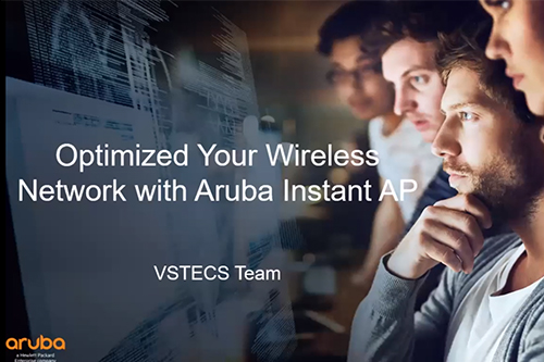 Video Webinar : Aruba Instant AP
