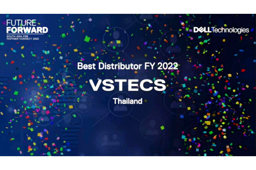 วีเอสที อีซีเอส (ประเทศไทย) รับมอบรางวัล Best Distributor FY2022: Consumer จาก Dell Technologies
