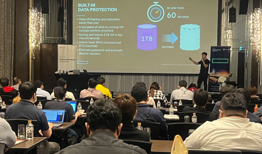 วีเอสที อีซีเอส (ประเทศไทย) ร่วมกับ HPE จัดสัมมนาอัพเดทข้อมูลเทคโนโลยี HCI แก่พาร์ทเนอร์
