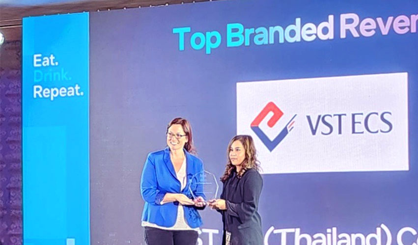 วีเอสที อีซีเอส (ประเทศไทย) รับรางวัล "Top Branded Revenues" จาก Intel