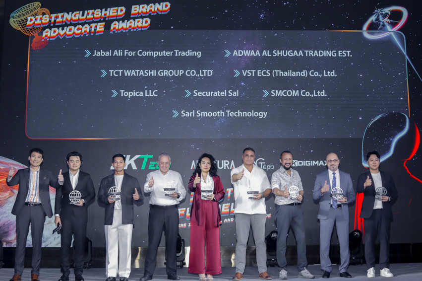 วีเอสที อีซีเอส (ประเทศไทย) รับรางวัล Distinguished Brand Advocate Award 2025 ผู้แทนจำหน่ายดีเด่นประจำปี 2568 จาก ZKTeco
