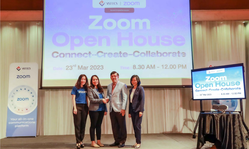 วีเอสที อีซีเอส ร่วมกับ Zoom จัดงานสัมมนา Zoom Open House // Connect - Create - Collaborate ให้แก่พาร์ทเนอร์ เพื่อรองรับการเติบโตและพัฒนาการสื่อสารธุรกิจองค์กรในประเทศไทย